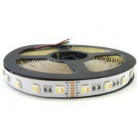 LED pás, 5050, 60 LED/m, 24 W/m, RGB-CCT, 5in1 čip, 12 mm, 24 V DC