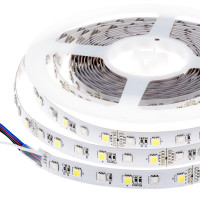 LED pásik , 5050 , 60 led/m , 14.4 W/m , RGBW , 10 mm , W = studená biela