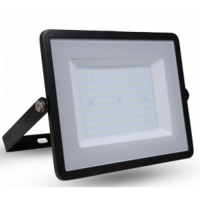 LED reflektor , 50 W , Ultra Slim , teplá biela , SAMSUNG chip , 5 rokov záruky , čierny 
