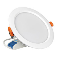 RGB-CCT LED panel, 15W, zapustený, okruhlý, stmievaeľný, farebný, nastaviteľná chromatickosť, SMART, IP54, Mi-Light