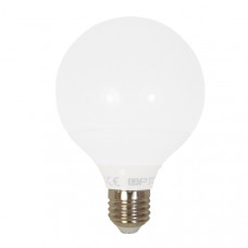 LED žiarovka , guľatá , pätica G95 , E27 , 12 W , teplá biela