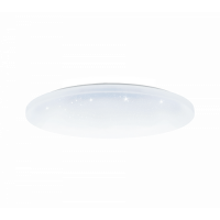 LED svietidlo , stropné , 12W , prisadené , 25 cm , okruhlé , UFO , CCT , krištáľový efekt , 3 farebná teplota , 3in1