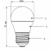 LED svietidlo žiarovka, E27 pätica, 4.7 Watt , 180° , teplá biela , TOSHIBA , 5 rokov záruky