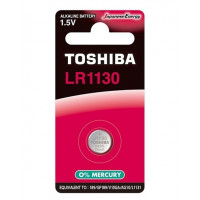 Gombíková batéria LR113, plochá batéria, 1,5 Volt, 1 kus, odolná, batéria, bez ortuti, TOSHIBA